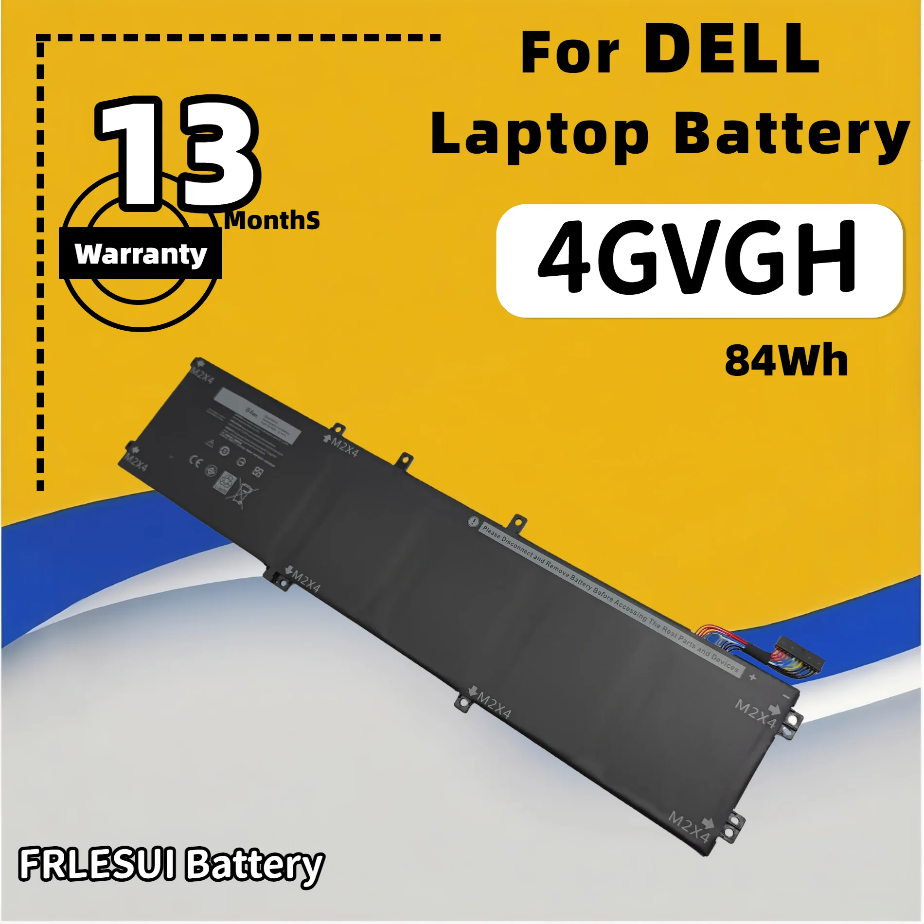 

FRLESUI или DELL Precision 5510 XPS 15 9550 Series 1P6KD T453X 4GVGH RRCGW Аккумулятор для ноутбука Гарантия 13 месяцев