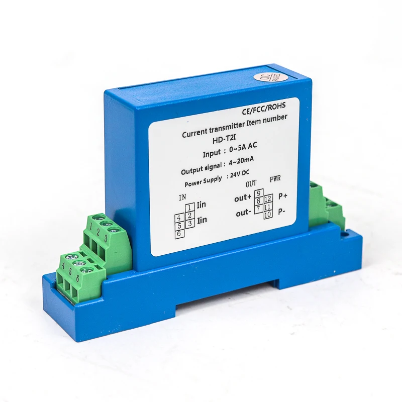 Imagem -04 - Transmissor 05adc 035vdc da Corrente Tensão-5-+ 5vdc 420ma Módulo Analógico dc Sensor de Medição Atual