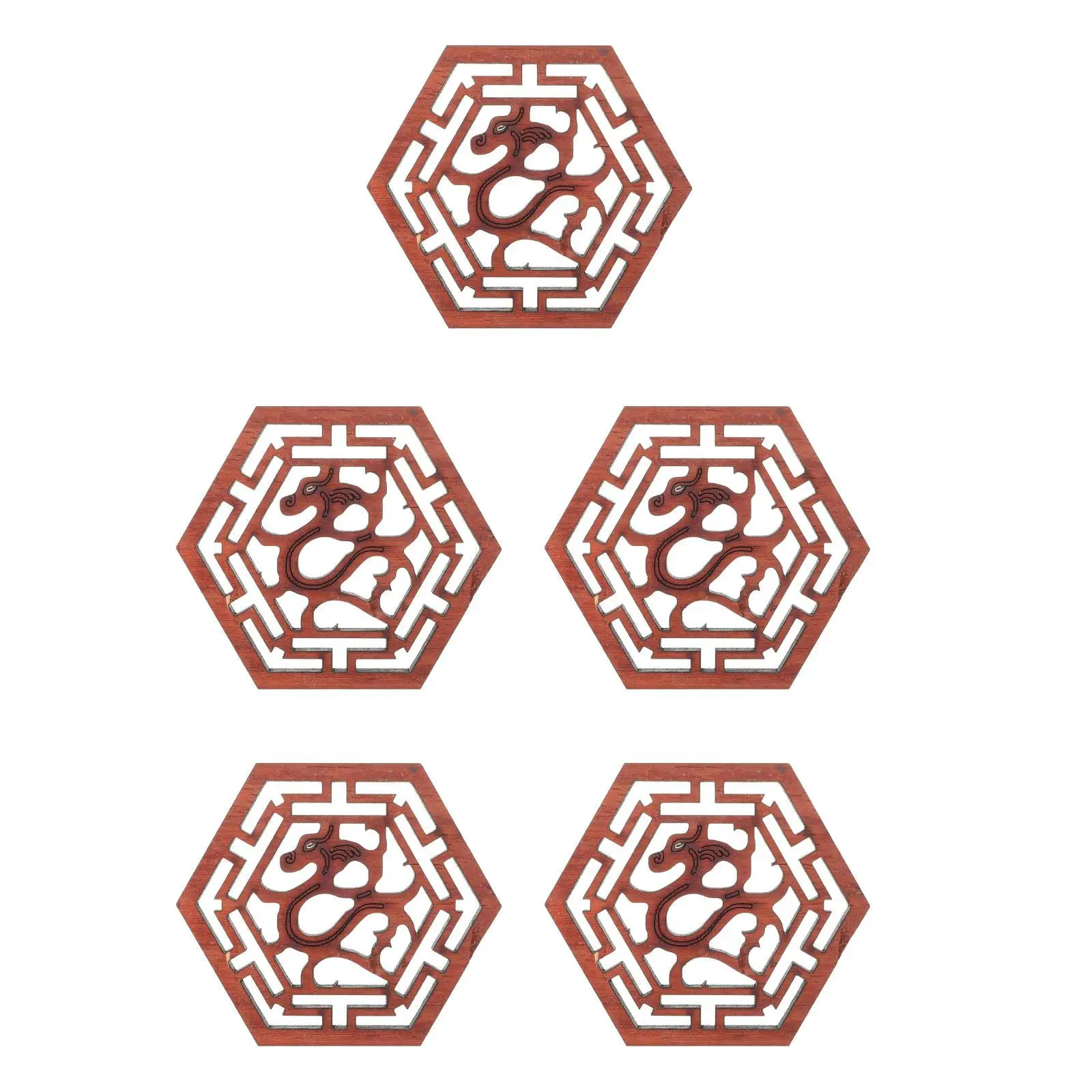 

5pcs Chinese Erhu Accessories 2-string Violin Parts Musical Instruments Sound Windows