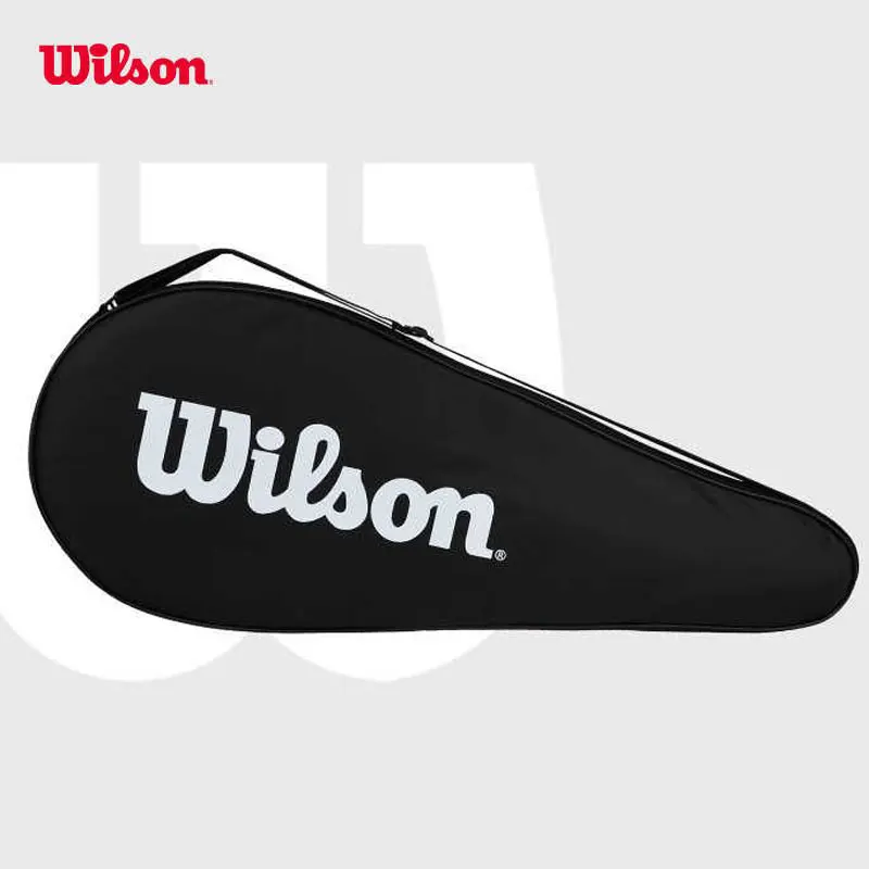 Wilson Tennis Racket Bag Cover Daily Lightweight Single Shoulder Sports Bag Portable Court Professional Racket Bag Durable