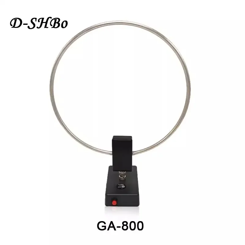 GA800 Active Loop Antenna 10KHz-159MHz HF Short Wave Small Loop Antenna for Radio Receiver Indoor Use Tescun Malahiteam SDR