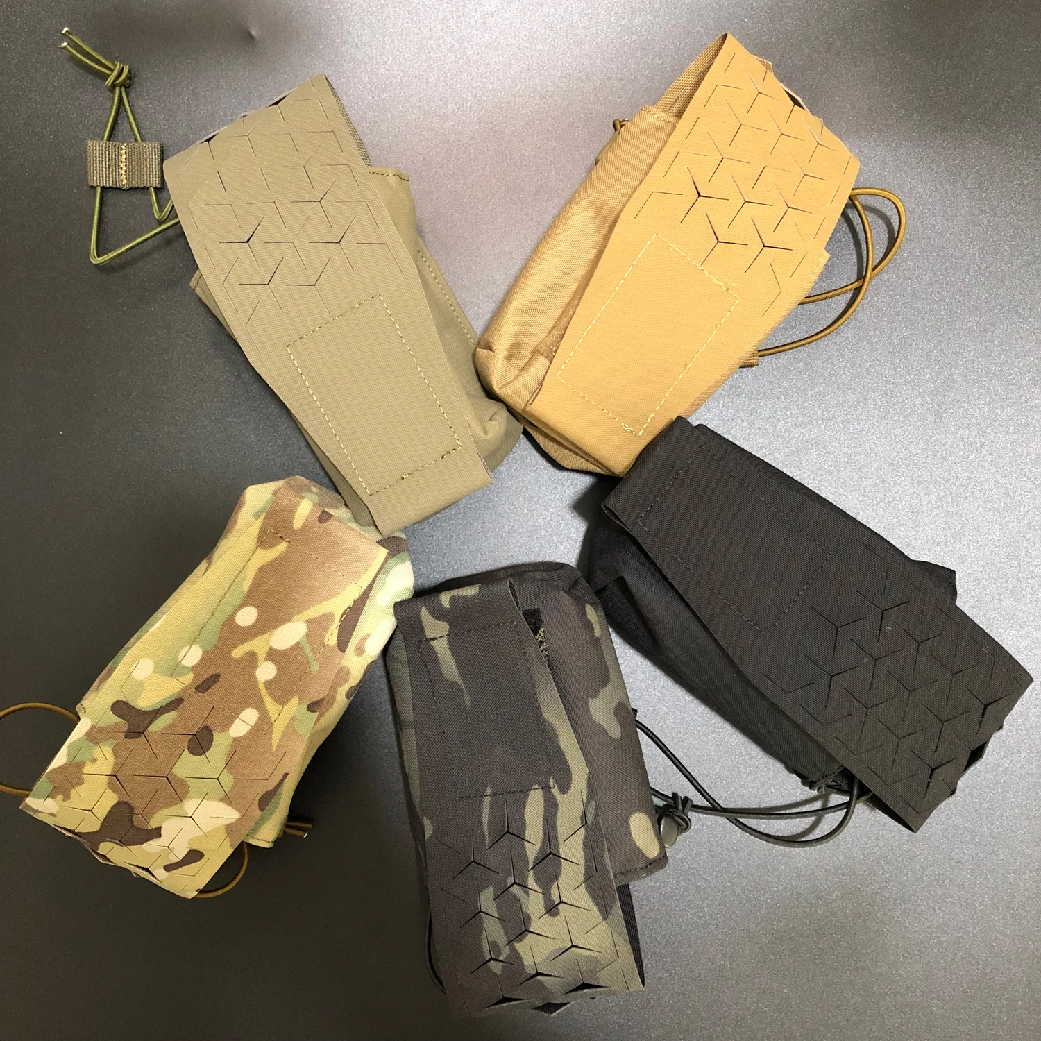 SPUD Multi-purpose Mutant Tactica Bag Radio Pouch Walkie Talkie Bags 5.56 Mag Pouch Airsoft Hunting Vest Molle Storage Pouch