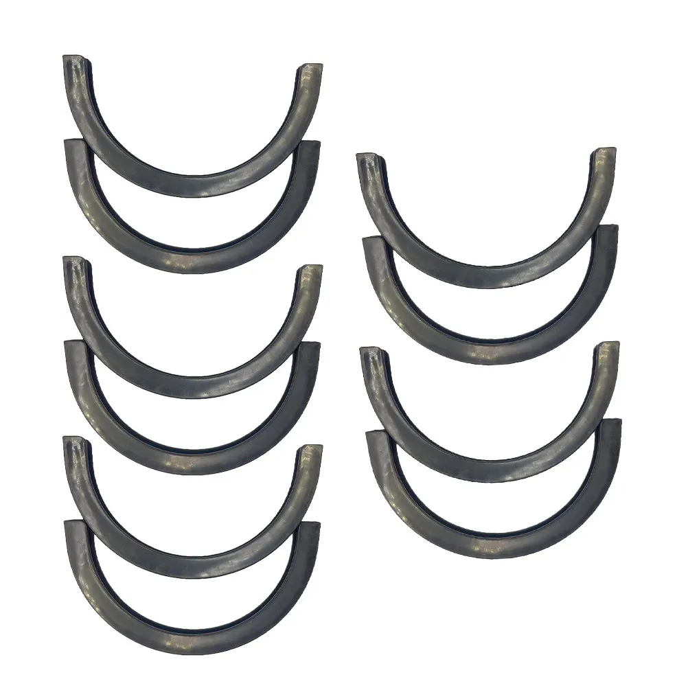 

5 пар U-образных защитных полос для скейтборда, толстые пластиковые противоударные накладки для дек лонгборда