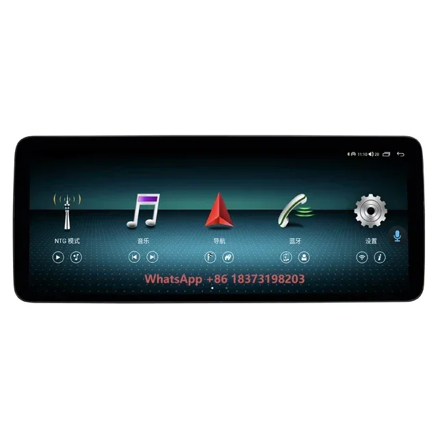 

For GLK 2008-2015 12.3" Touch Screen GPS Navigation with Split Screen Android Auto CarPlay & Dashboard Mount