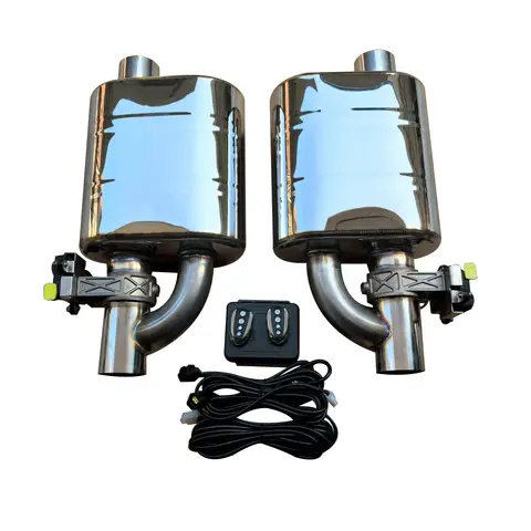 자동차 범용 배기 밸브 51 63 76mm의 테일 섹션 가변 사운드 배기 차단 밸브 용 원격 제어 장치