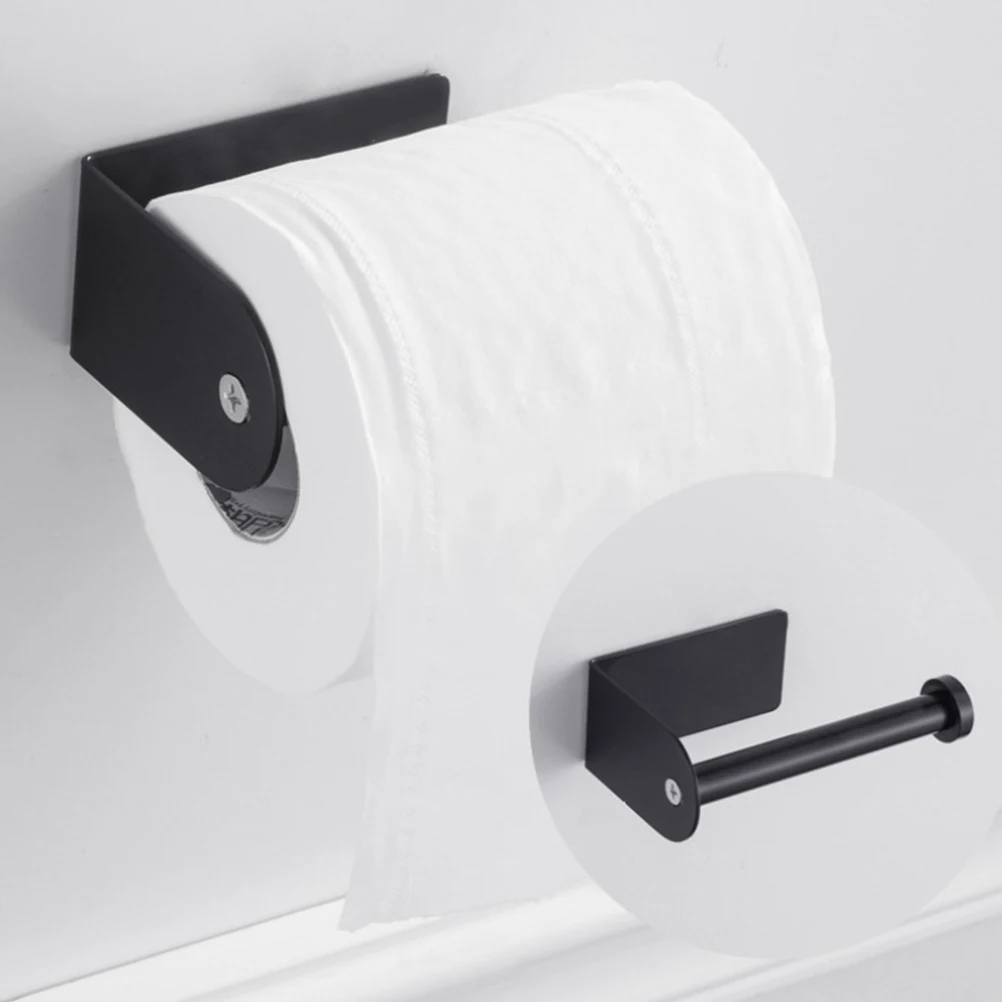 

Tissue Holder Paper Towel Rack Stainless Steel Bathroom Accessory Vertical Storage Shelf For Home Use Tissue Rolls Hanging