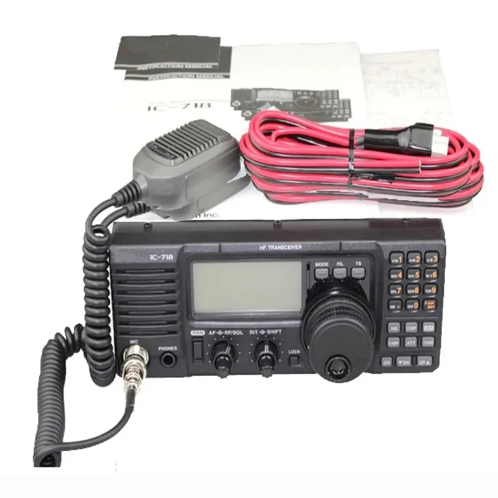 IC-718 High Power 100W Shortwave Radio HF All Band Transceiver Mobile Radio Relay Station 100-240V