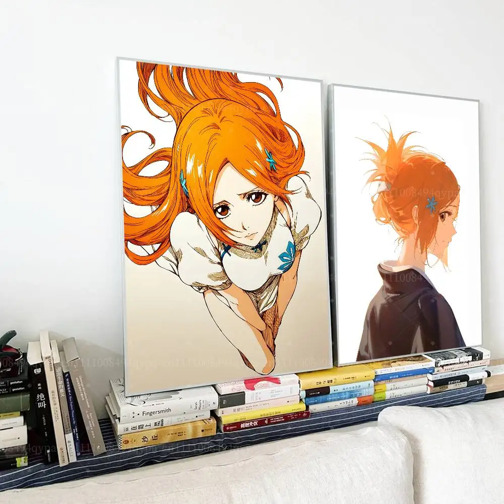 O-Orihime Inoue B-Bleach-es Poster Cool Wall Decor Art Print Matte Frameless Posters for Bedroom Office Living Room Home Decor