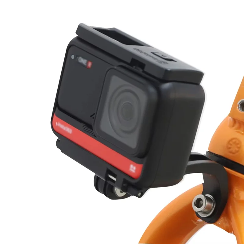 A51Q-الدراجة حامل مصباح الجبهة إضاءة دراجة هوائية جبل قوس ل BROMPTON 14 16 20 ل CATEYE Gaciron مصباح يدوي حامل الكاميرا