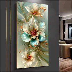 Diy Diamond Painting Large Size Fantasy Colorful Flower Diamond Embroidery Full Square Round 5D Cross Embroidery Room Decoration