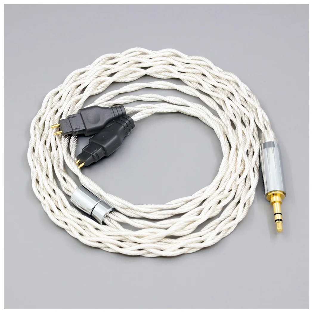 

Graphene OCC Silver Plated 4 Core Coaxial HiFi Earphone Cable For Sennheiser HD6xx HD580 HD414 HD600 HD518 HD650 HD660S 8116