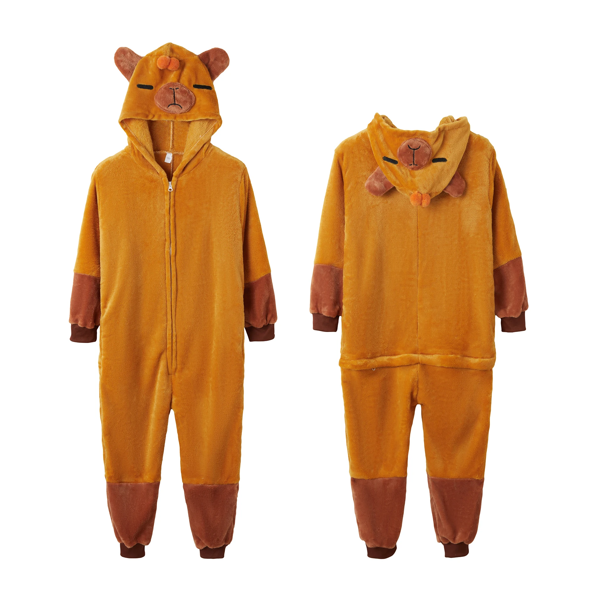 

Halloween Capybara Cosplay Onesie Pajama Sets Carnival Kapibala Stage Performance Costumes Christmas Women One-Piece Kigurumi