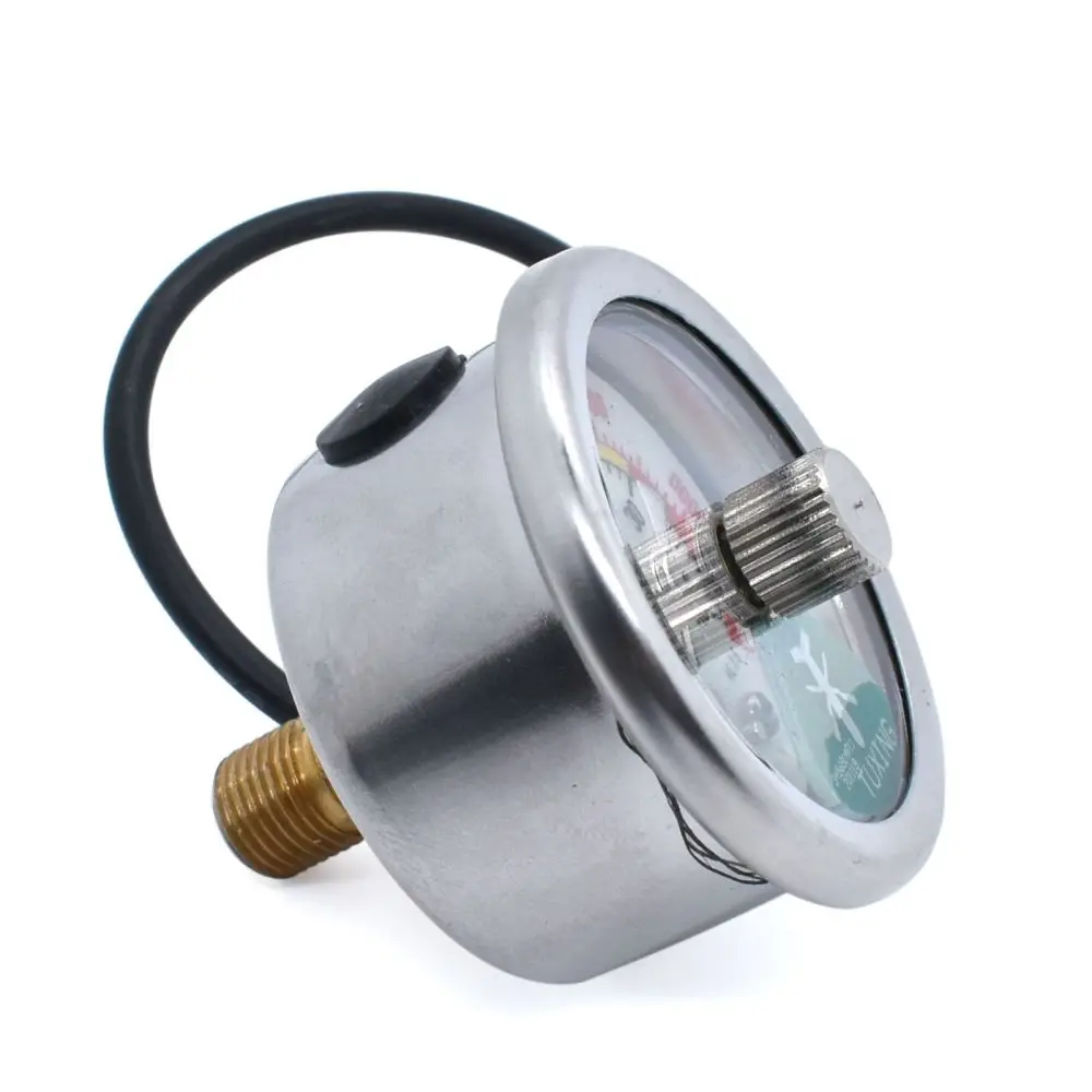 300Bar 4500Psi PCP Luchtcompressor Hogedrukpomp Auto Stop Compressor Verstelbare Manometer Draad M10 * 1