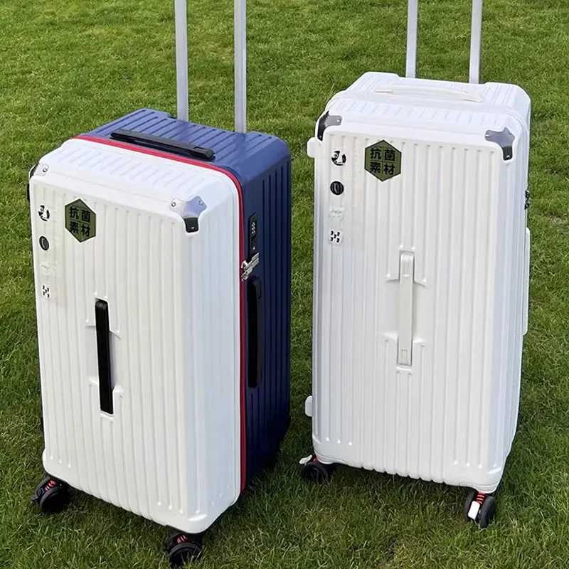 Rectangular  TAS Lock Suitcase with Five Wheels,Brake Luggage Large Capacity Trolley Case Large Size Zipper Explosion Proof