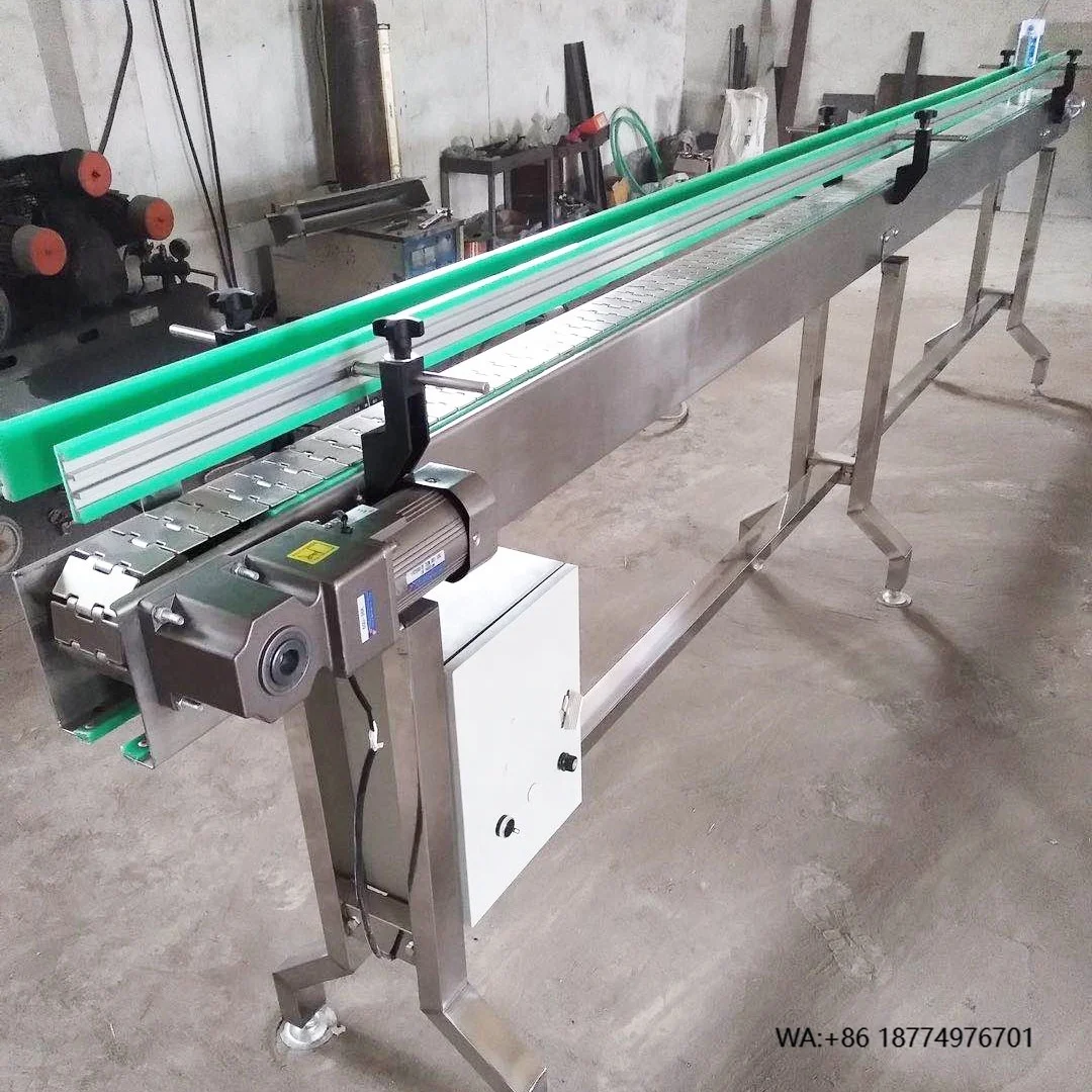 

Efficiency Conveyor Belt Stainless Steel Flat Top Chain Plate Conveyor for Bottle Conveyor