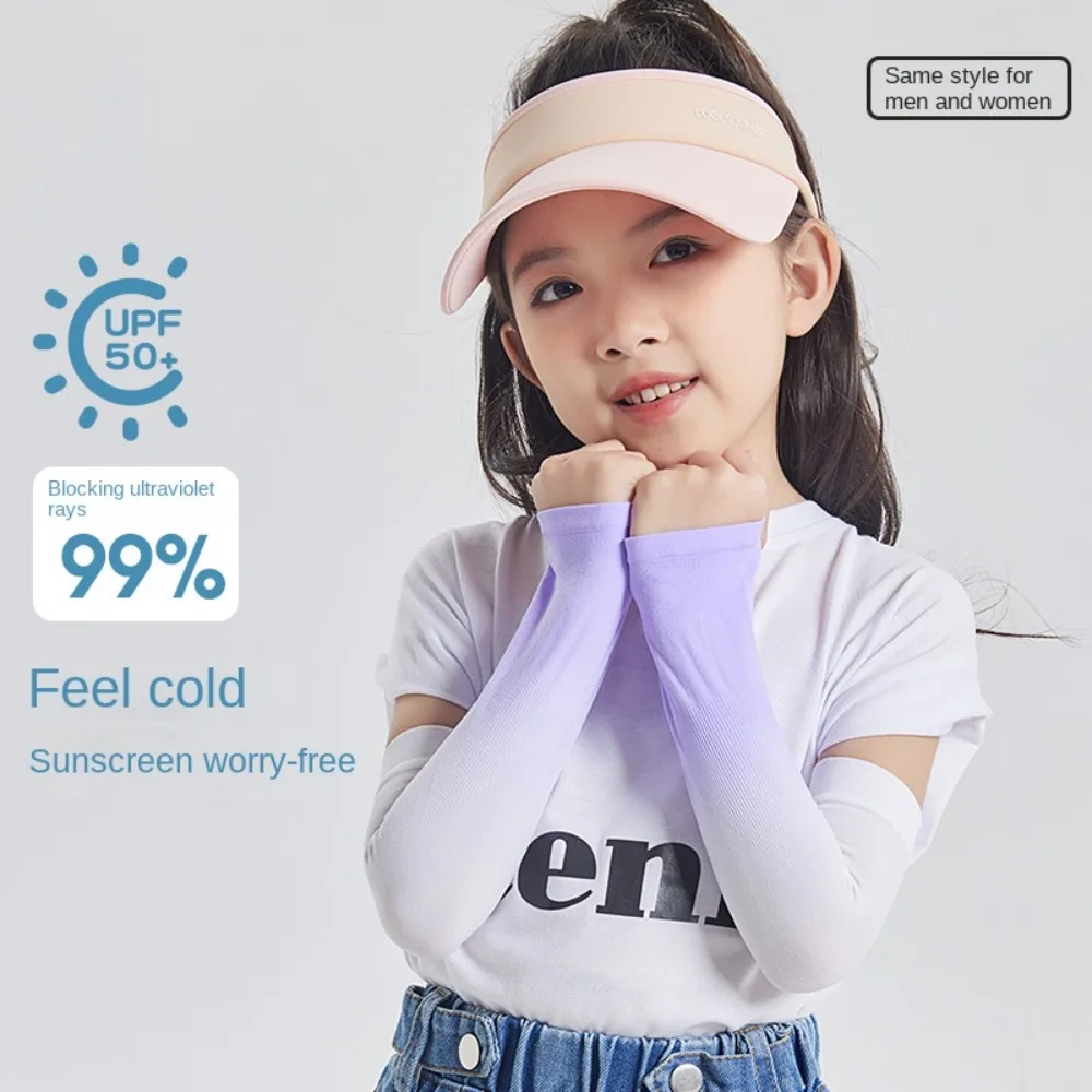 

От 4 до 12 лет, полиэстер, ледяной шелк, рукава, эластичное отверстие для пальцев, рукав градиентного цвета, тонкий спандекс, солнцезащитный чехол на руку