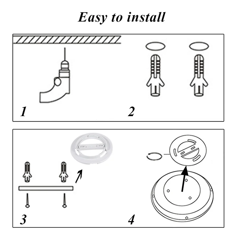 LED Ceiling Light Motion Sensor Home Appliance Indoor Aisle  Living Room Decor LED Luminaire Circular Smart Bulb Chandelier Lamp