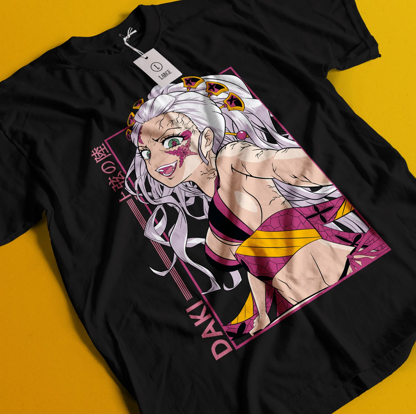 

Demon Slayer Shirt Daki Upper Moon 6 Tshirt Zenitsu T-Shirt Muzan Tanjiro Doma