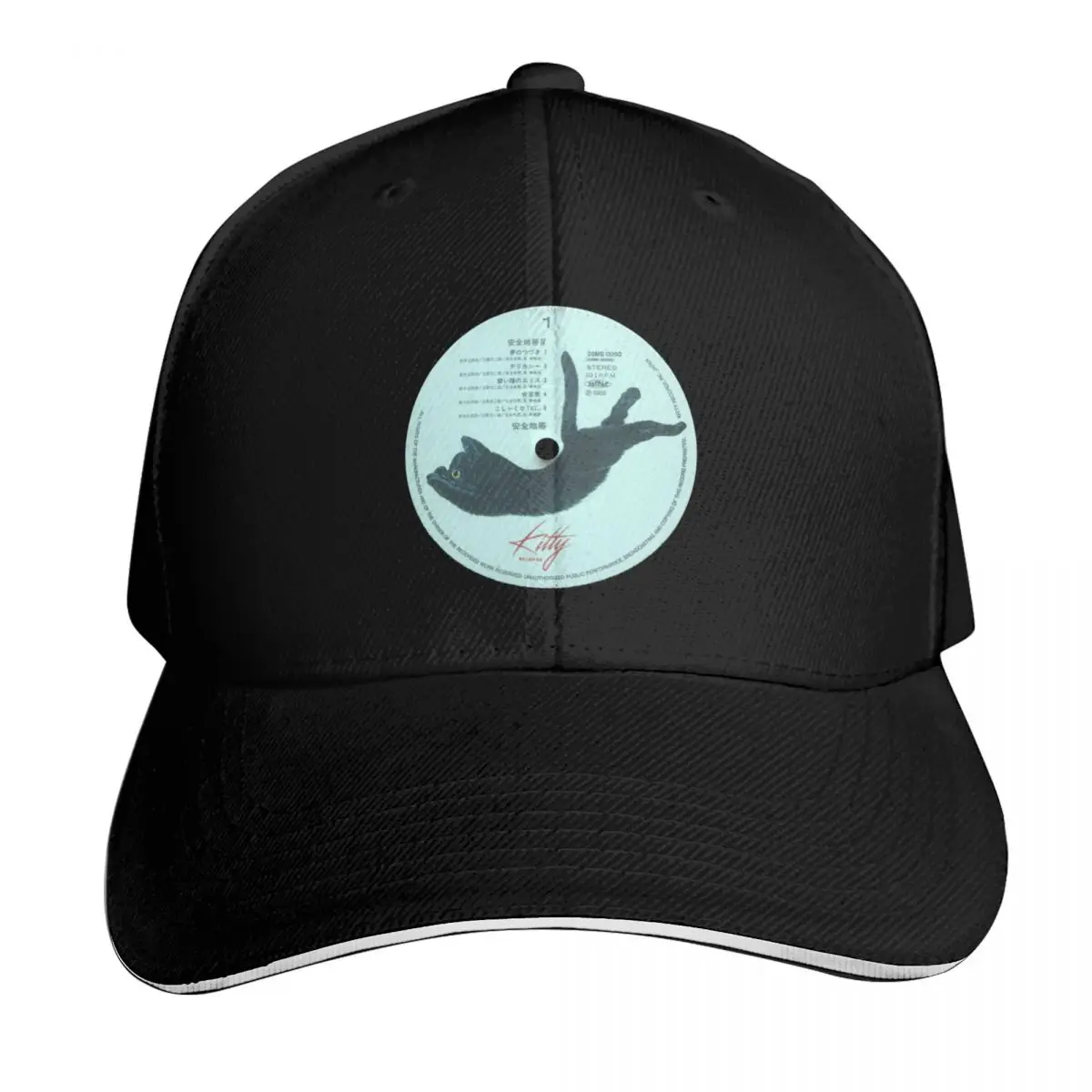 

Kitty Records Baseball Cap Hat men sailor cap for men Sports Cap Men's Women's