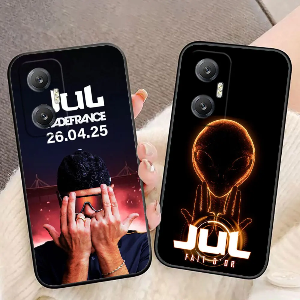 Singer JuL C'est Pas Des Lol Cover Phone Case For Infinix HOT 60 50 10 10I 10S 11 12 12I 20I 20S 30I ZERO X 20 30 40 TPU Case