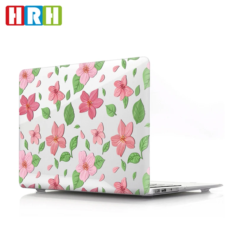 HRH Beautiful Flower PC Laptop Body Shell Protective Hard Plastic Case Sleeve for Macbook Air A1932 A2159 A2141 A2289 A2251