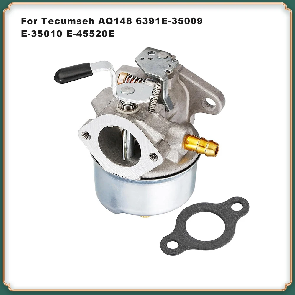 

Carburetor for Tecumseh AQ148 & 6391 Engines - Compatible with E-35009, E-35010, E-45520E for Lawn Mowers