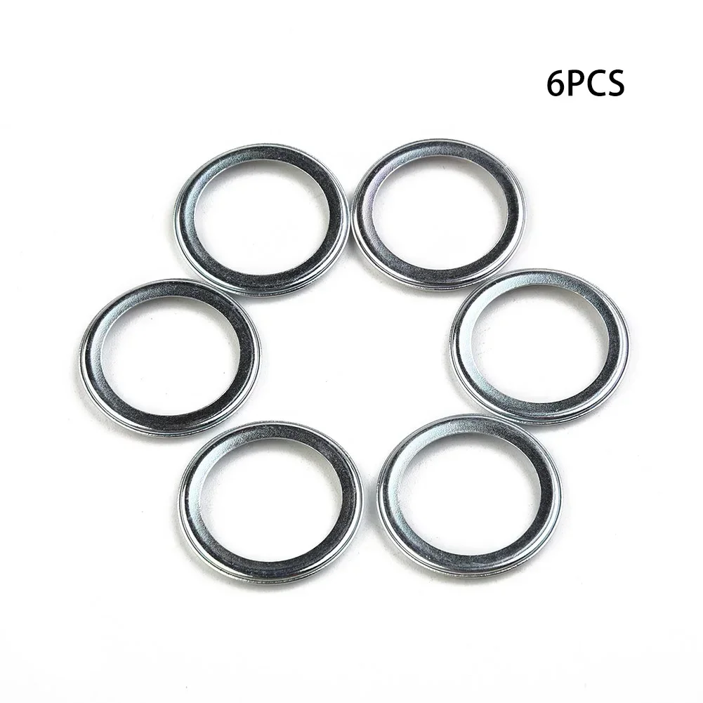 6pcs Oil Drain Plug Crush Washer Gasket Set 16mm 803916010 For Crossre 2011-18 For Forester; For Impreza; For Inland For WRX