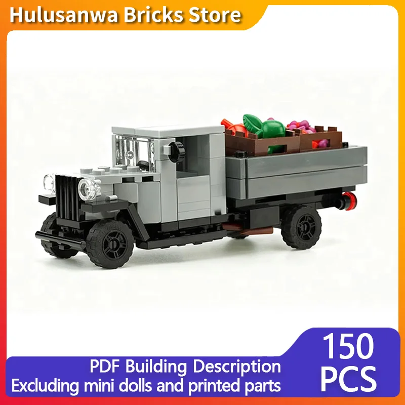 

Модель скоростного гоночного автомобиля MOC, строительные кирпичи, классический старый грузовик, модульная технология AA, детские праздничные подарки, сборные игрушки, костюм