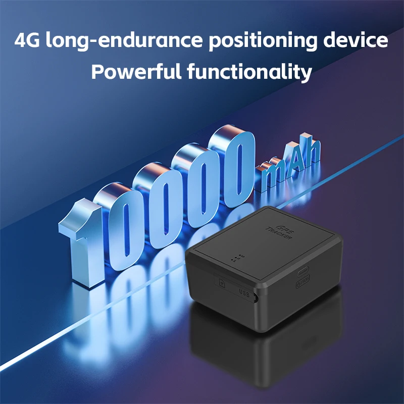 Ultra-long Standby10000mAh اللاسلكية المغناطيسي لتحديد المواقع المقتفي المغناطيس 4G GSM جي بي آر إس تتبع جهاز تعقب المركبات محدد APP مراقب