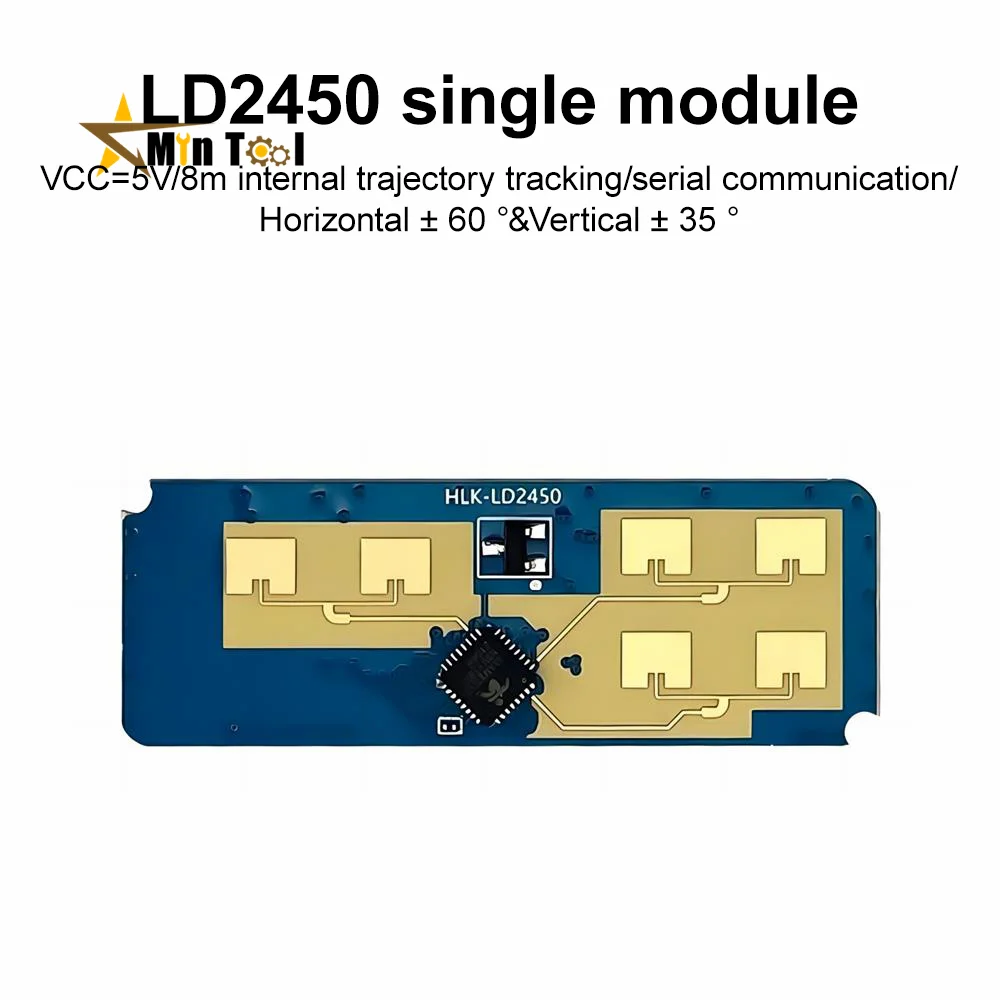 DC5-12V 24G FMCW Human Presence Inductive Radar Sensor Switch Motion Module Wave Sensor Module Power Supply