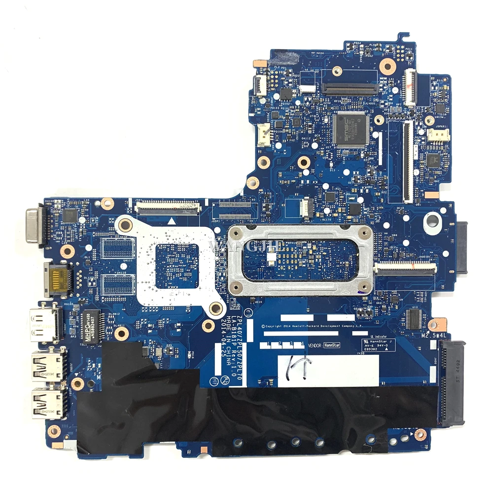 For HP Probook 450 G2 Laptop Motherboard SR23Y i5-5200U ZPL40 ZPL50 ZPL70 LA-B181P 799552-601 799552-001 799552-501 100% Working