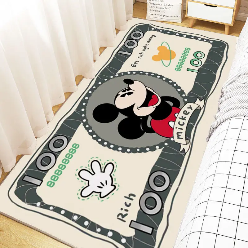 Disney Cartoon Dollar Rugs Bill Area Rugs Nonslip Carpet for Living Room Bedroom Floor Mat Bathroom Kitchen Hallway Doormat