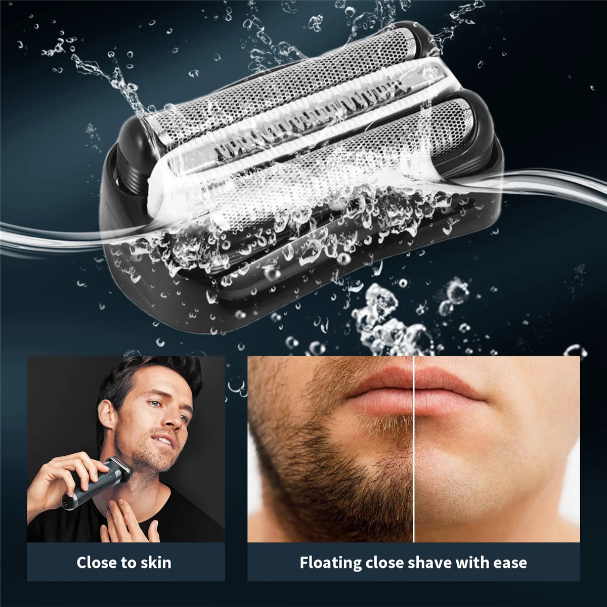 استبدال رأس ماكينة الحلاقة النوعية 32B لسلسلة براون 32B 3 301S 310S 320S 330S 340S 360S 380S 3000S 3020S 3040S 3080S