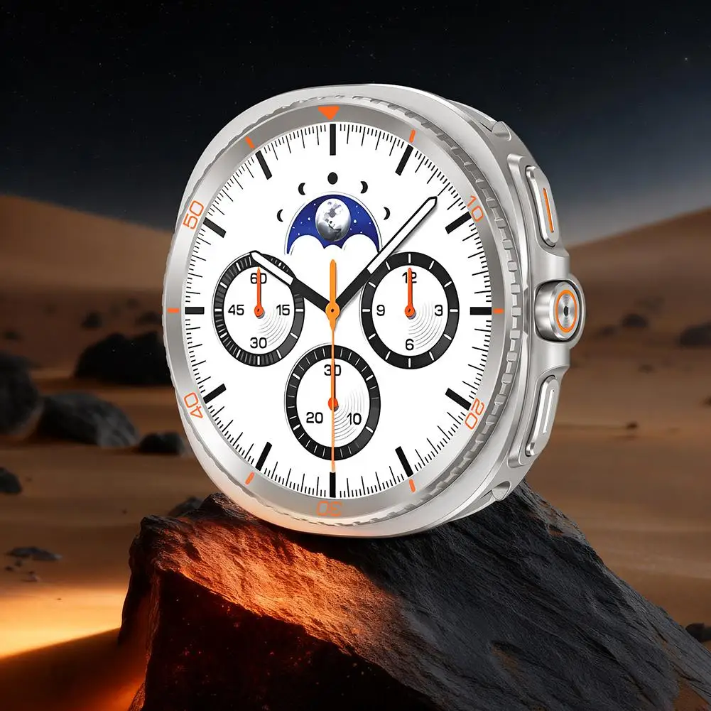 Metal Case For Samsung Watch 8 Ultra 47mm Case Full Coverage Protective Cover For Galaxy Watch 8 Hard Frame Watch Accessori X6C5