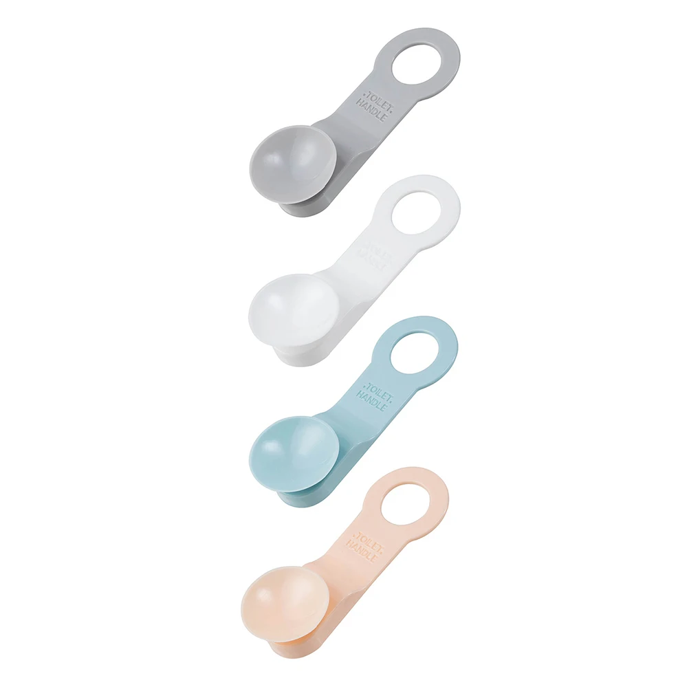 

4 Pcs Toilet Lid Lifter White Gray Suction Cup Rubber No Glue Reusable Hygiene Bathroom Supplies Toilet Accessory