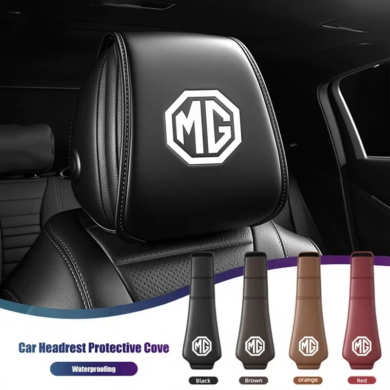 

Car Seat Headrest Cover Head Rest Protector Scratch Wear Resistant Auto Interior Mod Parts For MG ZS MG4 EV MG5 MG HS MG3 MG6
