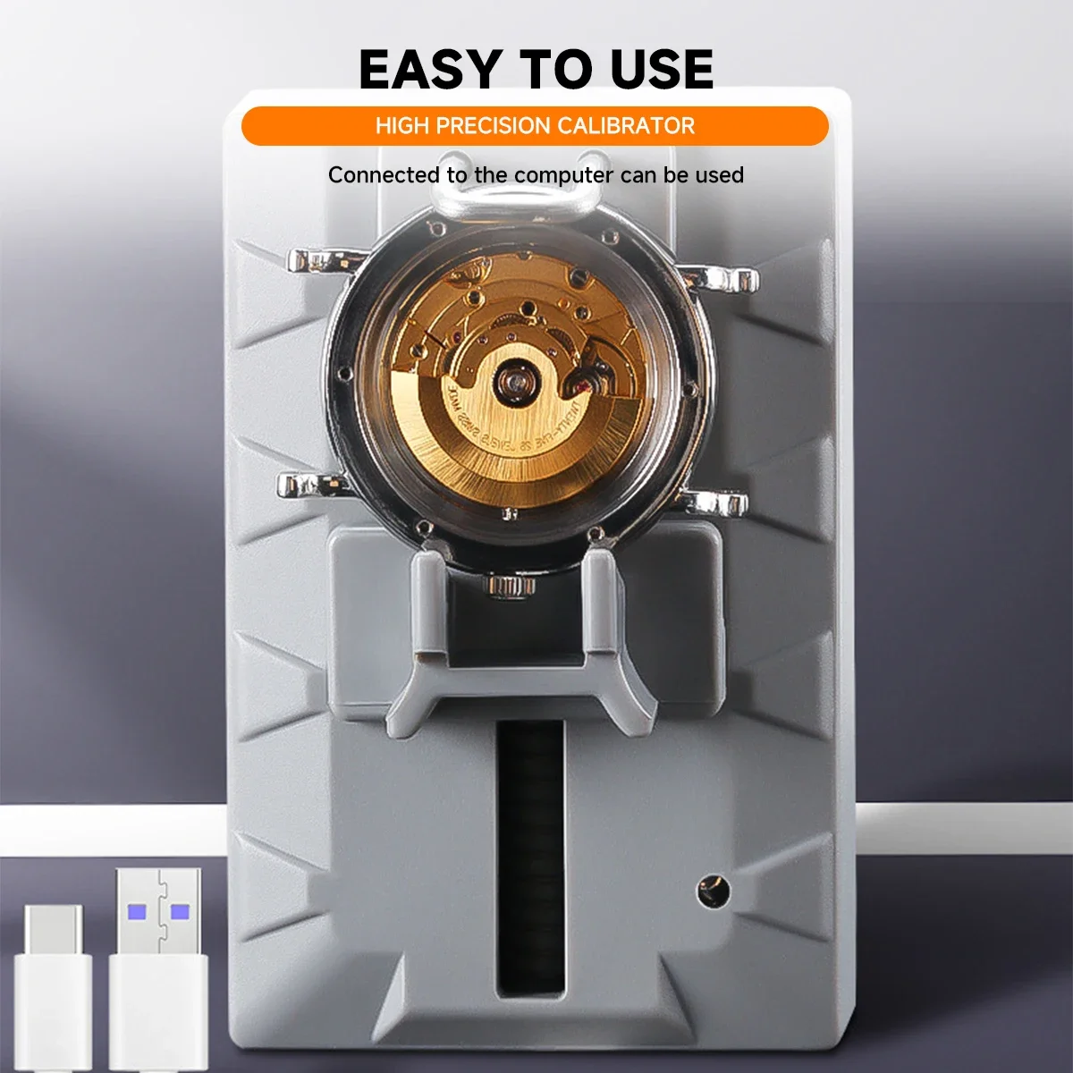 Watch Timegrapher Tester TGBC With OTG Adapter Mechanical Watch Calibration Detection Watchmakers Repair Tool Used With PC Phone