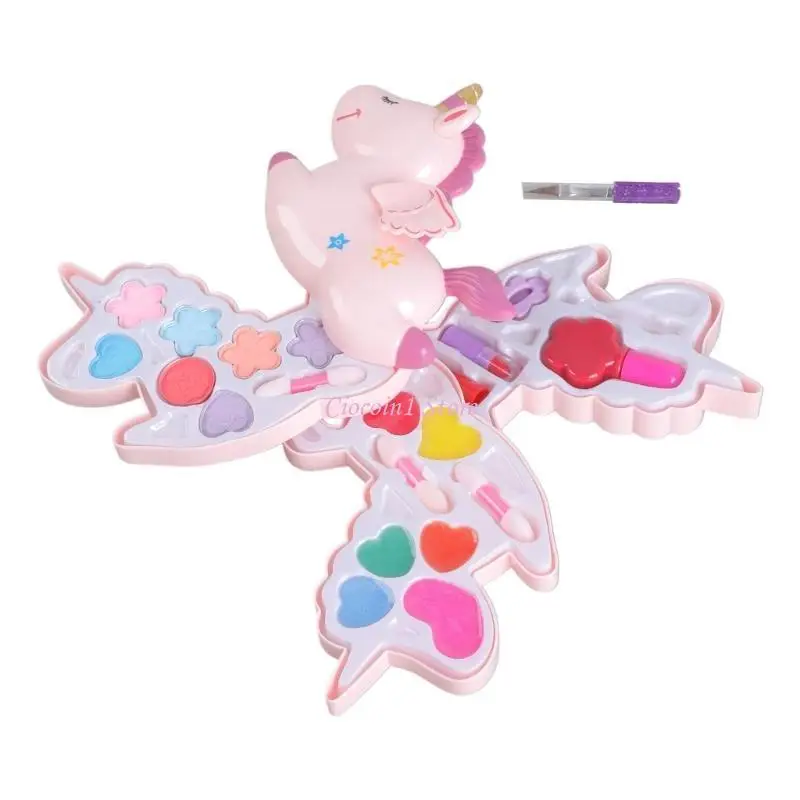 Y1UB – jouet simulation pour filles, ensemble cosmétique beauté avec boîte transport, ensemble maquillage