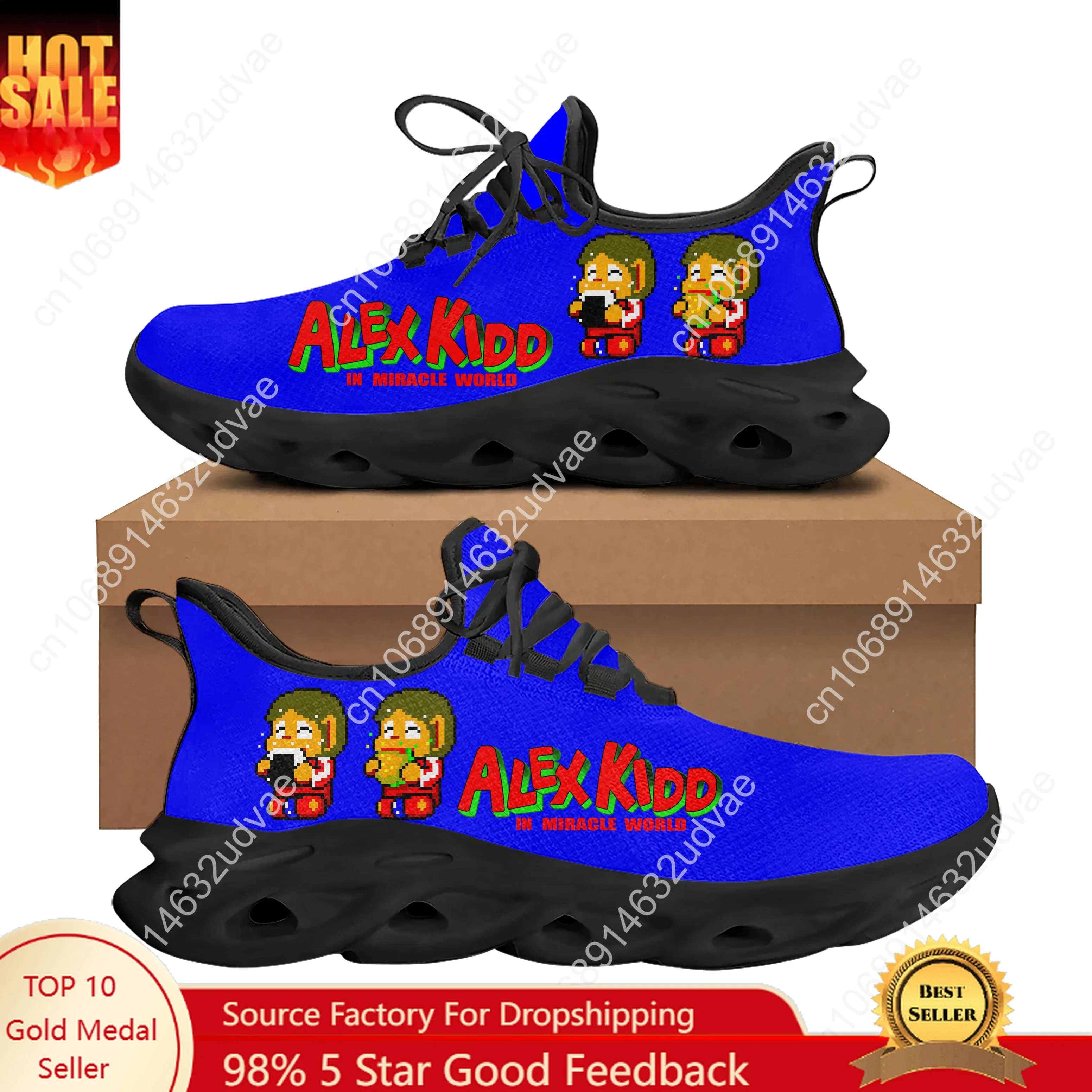

Alex Kidd Flats Sneakers Mens Womens Teenager Sports Running Shoes High Quality Cowboy Custom Lace Up Mesh Footwear