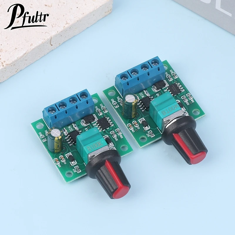 DC 1.8V 3V 5V 6V 12V 2A 1803BK PWM Motor Speed Controller Low Voltage Motor Speed Regulator Switch PWM Adjustable Drive Module