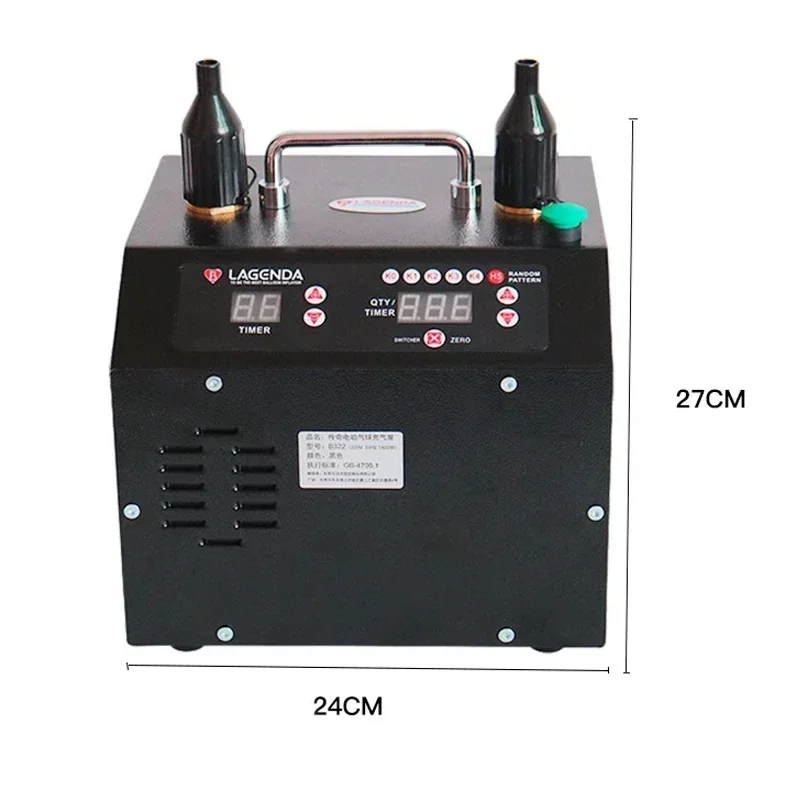 Haute qualité pour B322 Lagenda 3S 5S minuterie et compteur APP contrôle électrique ballon d'air gonfleur 1400W pompe à ballon électrique