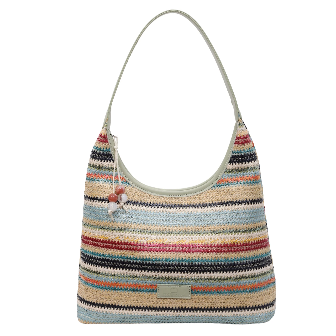 

Handbag from china. This year's popular ultra-fire niche straw bag lady 2025 new summer Joker shoulder bag outside the hand bag.