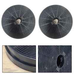 2PCS Kitchen Household Range Hood Activated Carbon Filters 175mm*175mm*35mm Round Active Charcoal Filter For Exhaust Hoods
