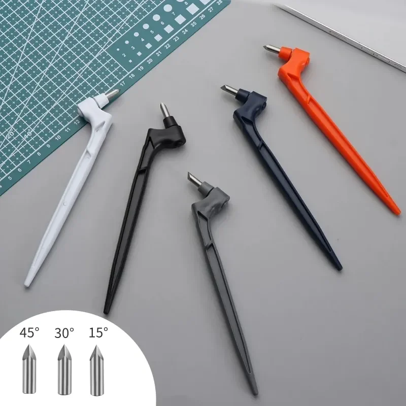 New DIY Art Craft Cutting Tools 360 Rotating Blade Paper Cutter 3 Replace Knife Wear Resisting Cutting Tool Window Grilles Makin