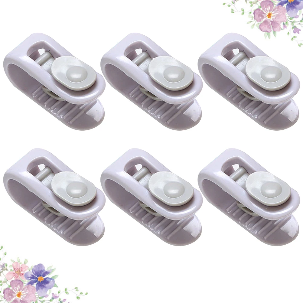 

Quilt Holder Bed Sheet Buckle Clips Anti-slip Stripe Design Quilt Fixator Cover Lightweight Easy Use Clothespins Home