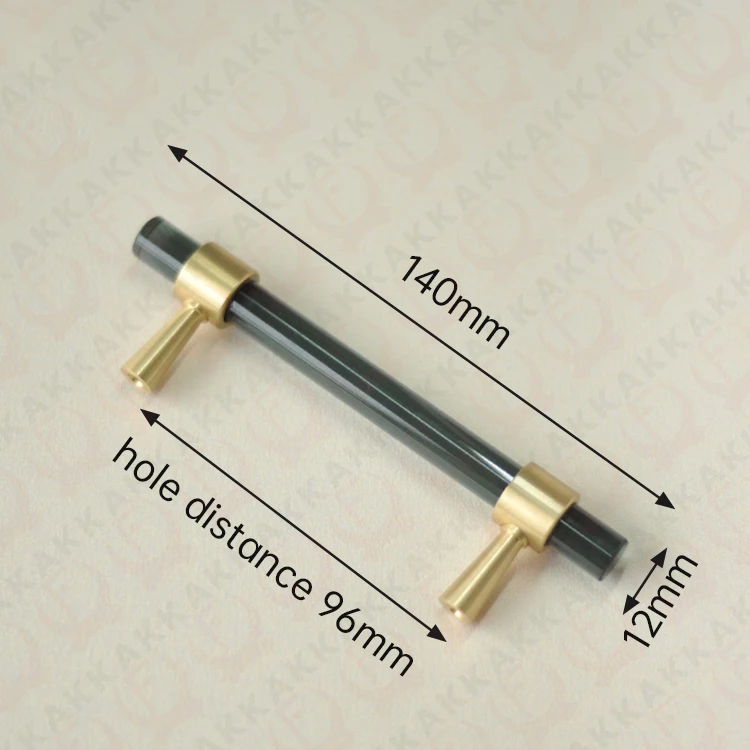 KAK 5 stücke Kristall Glas Küche Schrank Griffe Dekorative Schublade Knöpfe Reinem Kupfer Gold Tür Zieht Möbel Hardware Hardware