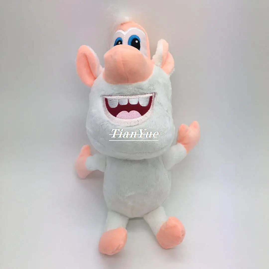 Cartoon cute Booba Buba Little white pig Children's Christmas Gift toy 35cm