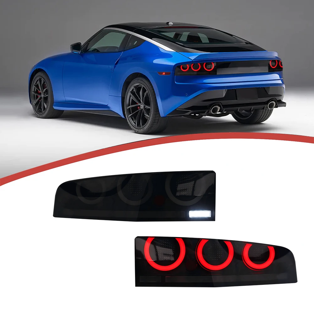 

DK Motion для Nissan 400Z 2022 2023 2024 для Nissan Z Aftermarket RGB светодиодные задние фонари с управлением через приложение + динамический указатель поворота