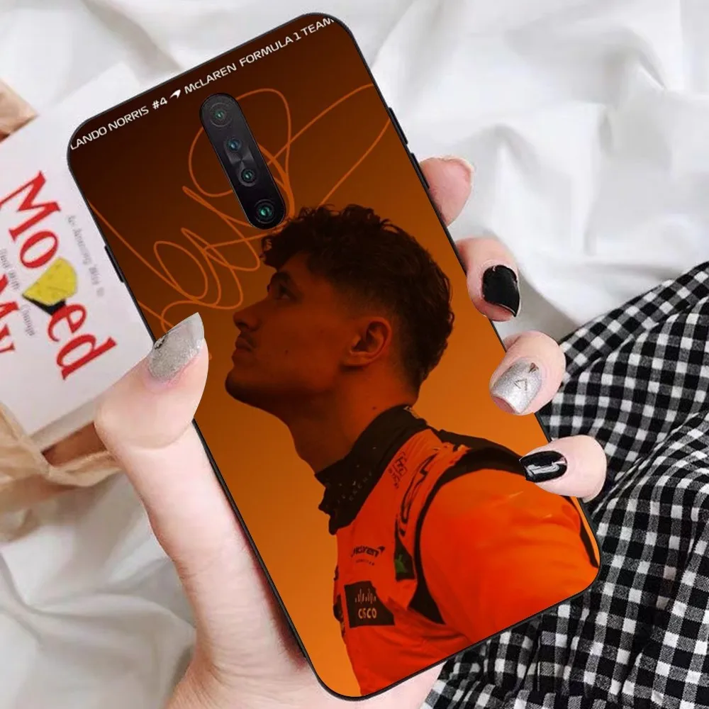 F1 Formula 1 L-Lando N-Norris Phone Case For Redmi 5 6 7 8 9 10 Plus Pro 6 7 8 9 A GO K20 K30 K40 Pro Plus F3 Fundas