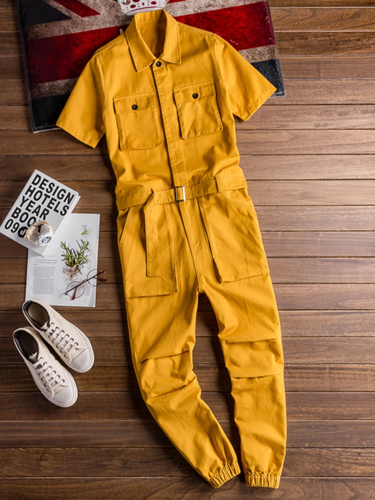 

Summer Casual Couple Overall Outfit ort Sve Bar Workwear Breathable Youth Faion Polyester Blend No Brand Registered